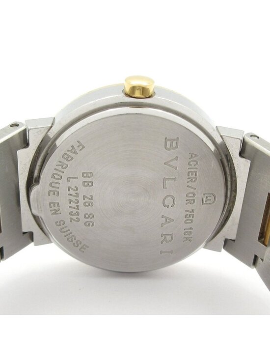 Bvlgari Watch SS 18k Yellow Gold Black main image 6